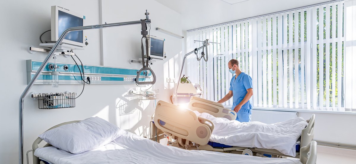 Hospital ward using mobile connectivity